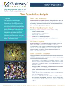 Glass Delamination Analysis