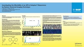 Investigating the Miscibility of an API in Soluplus® Dispersions by Raman Chemical Imaging Technique